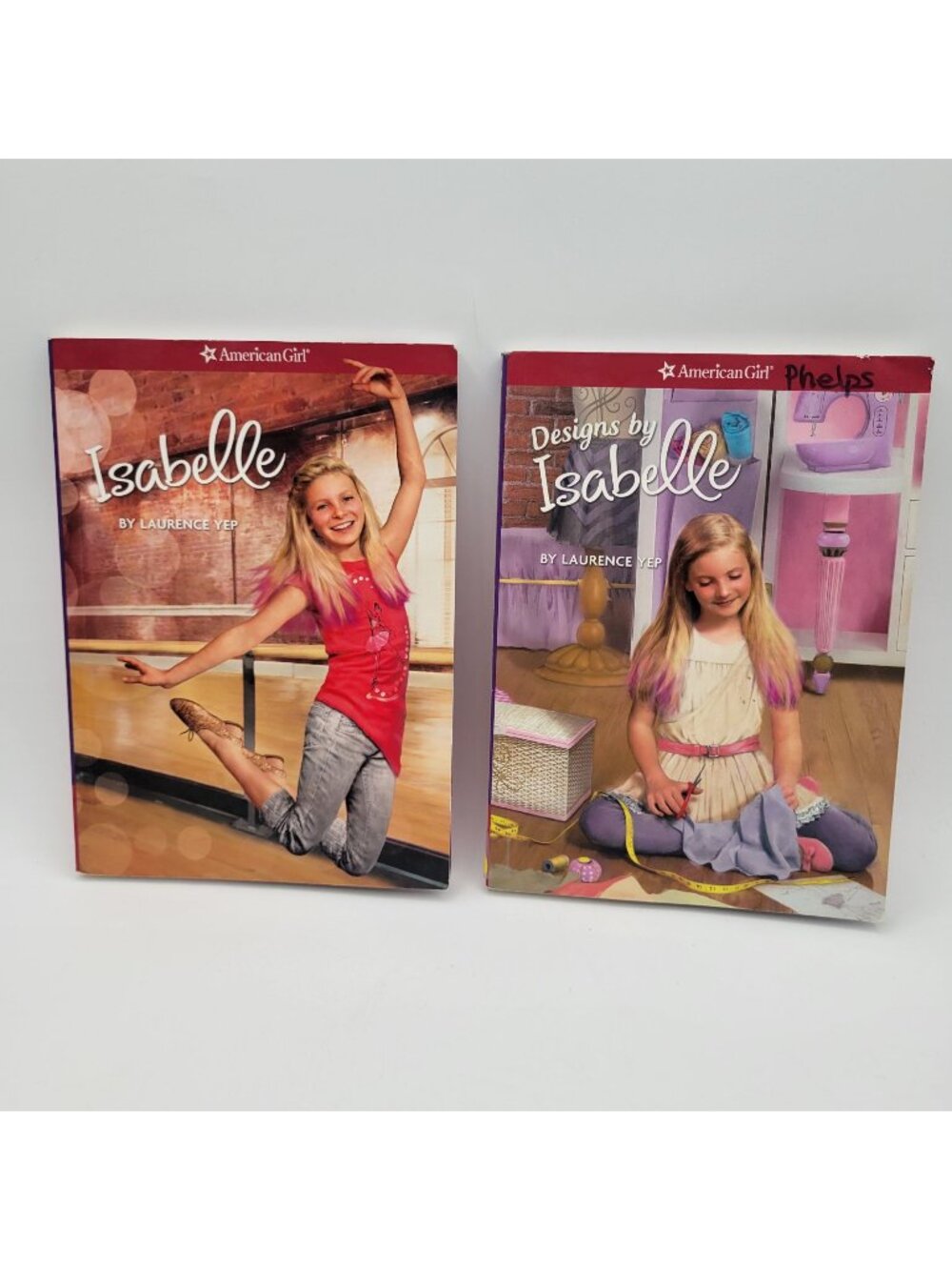 American Girl ISABELLE PORTER Book Lot of 2 by Laurence Yep